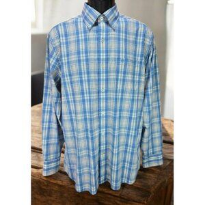 Southern Tide Intercoastal Plaid Performance Shirt Medium